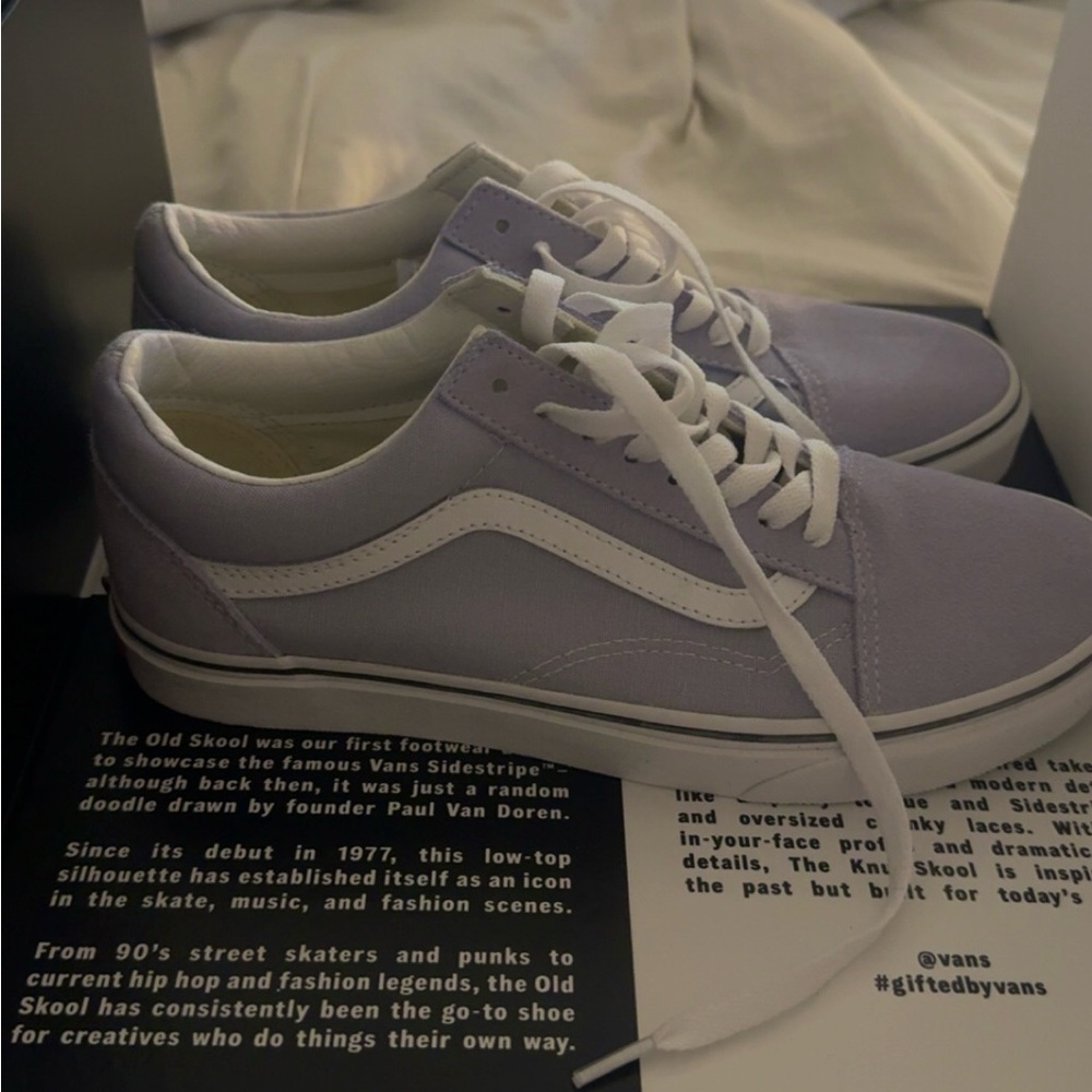 Vans Men's Lavender Low-Top Sneakers